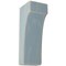 Ekena Millwork 3 1/2"W x 4"D x 10"H Clarksville Wood Vintage Decor Bracket, Driftwood Blue BKTWD04X04X10CVBU - alternate 1